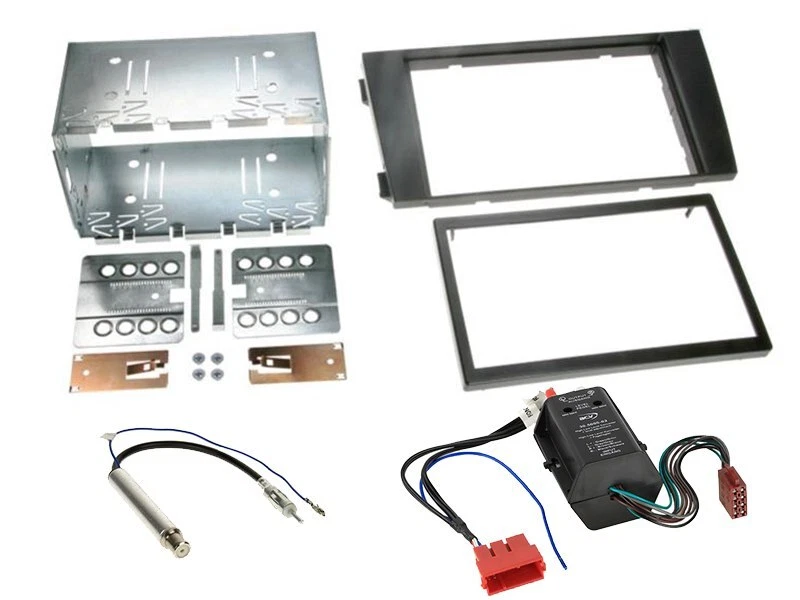 JVC KW-M180DBT 2DIN DAB+ Autoradio für Audi A6 2001-2005 Vollaktiv Bose - Bild 2 von 4