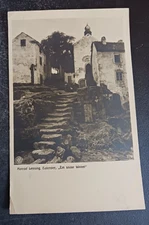 1910 postcard  Halensee Lessing Konrad Ein stiller Winkel Germany