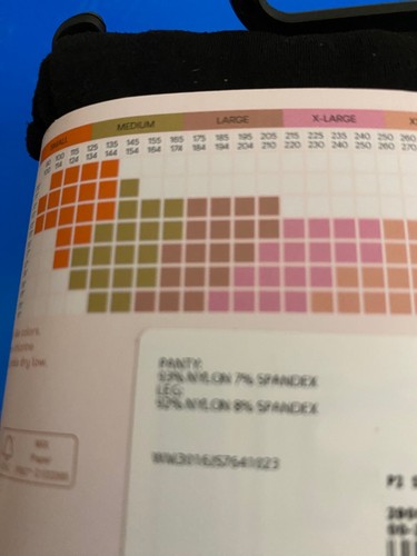 NEW WOMEN'S SIZE MEDIUM JOYSPUN 2 PK SUPER OPAQUE CONTROL TOP TIGHTS 80 DENIER - Picture 7 of 12