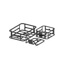 3IN1 For Aipas Electric Bicycle Bike Front Rack Front Basket Rear Basket Black