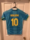 FC Barcelona Ronaldinho #10 Autographed Blue Soccer Jersey