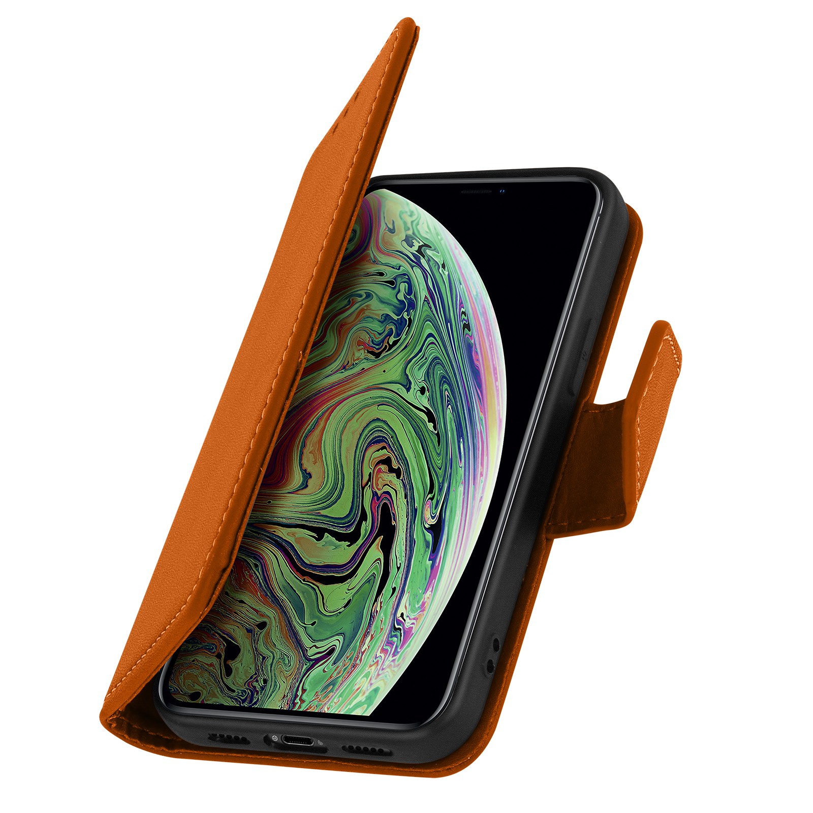 Housse iPhone XS Max avec support vidéo pour regarder vos séries partout