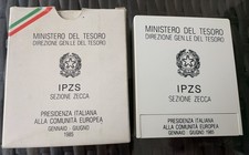 Italia. Moneta 500 lire celebrativa Presid. Italiana Com. Europea 1985 - ARGENTO