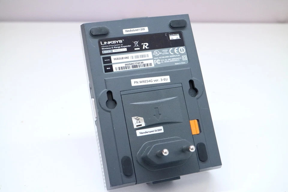 Linksys WRE54G v3 Wireless-G Range Expander gebraucht Expander Repeater Cisco - Bild 4 von 4