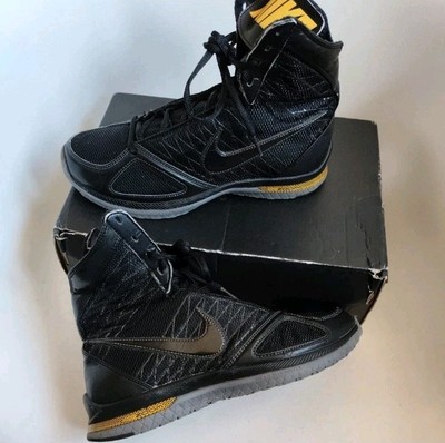 NIKE INFLICT WRESTLING BOXSCHUHE GRÖSSE 4 schwarz Stiefel Hyperico Zoom 