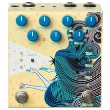 Old Blood Noise Endeavors Sunlight Stereo Reverb Effects Pedal, Yellow