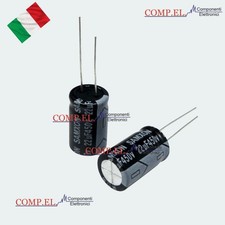 2 Pieces Electrolytic Capacitors 22uF 450V 105 C 12.5x20mm