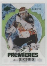 2023-24 Upper Deck Ice Ice Premieres Green 44/299 Olle Eriksson Ek #195 4p5
