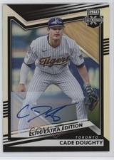 2022 Panini Elite Extra Edition Signatures Cade Doughty #78 Auto 14ld