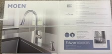 Moen Edwyn 87028SRS Pulldown Kitchen Faucet Spot Resist Stainless - New