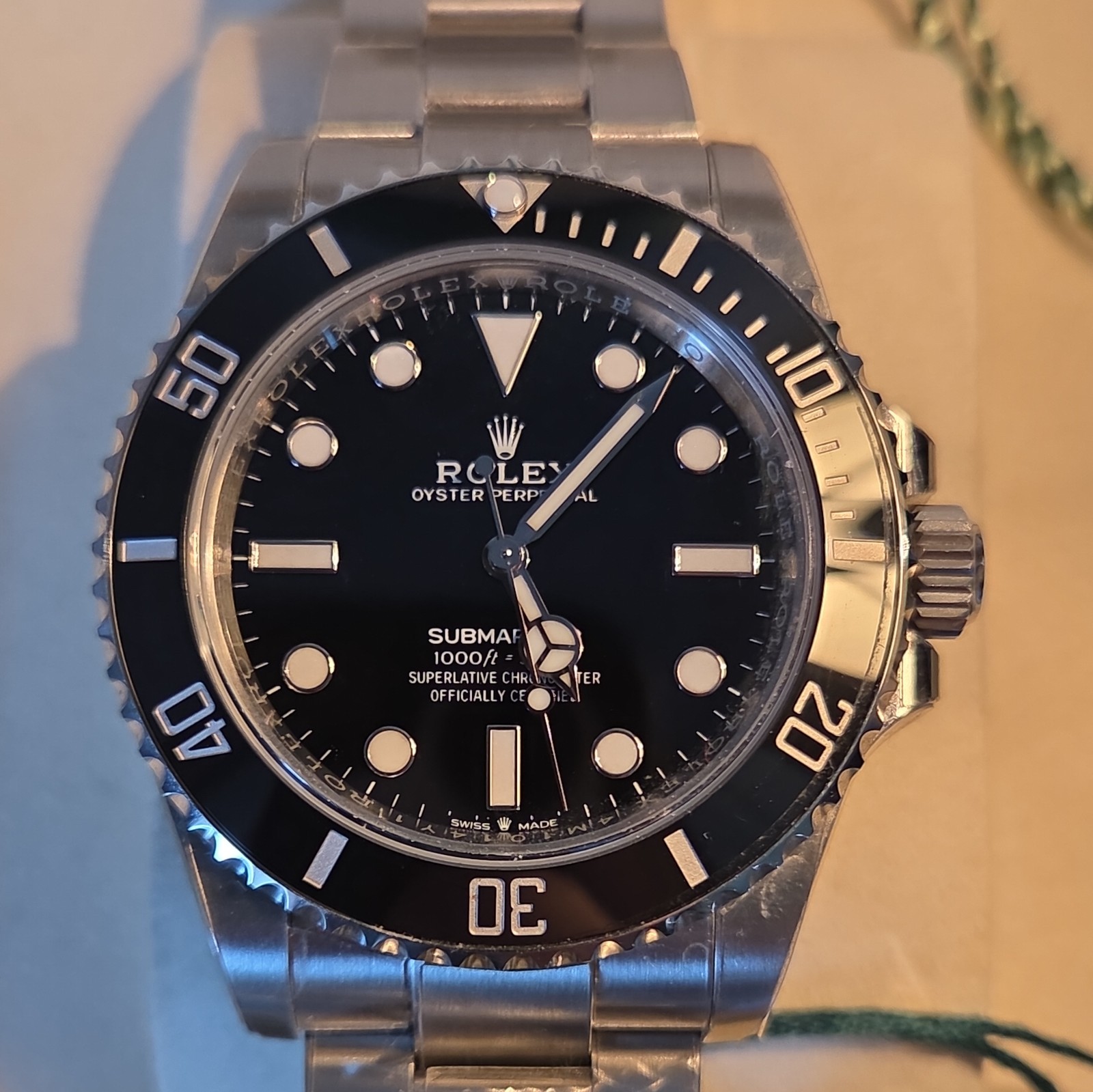 Rolex Submariner No Date Date Steel