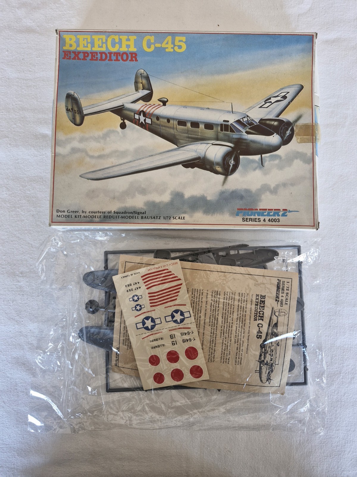 Beech C-45 Expeditor 1/72 Pioneer 2 maquette avion Seconde Guerre Mondiale