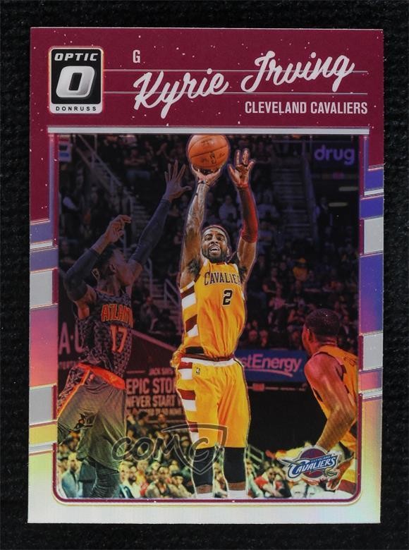 2016-17 Panini Donruss Optic Holo Silver Prizm Kyrie Irving #17 0i39