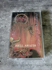 Slayer- Hell Awaits Cassette Tape 1998 Metal Blade Records Tested 