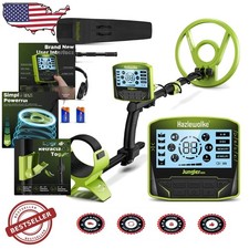 Beginner Metal Detector 10" Coil DSP Chip 5 Professional Modes