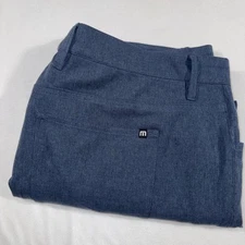 TravisMatthew Open To Close Tech Chino Pants Mens 42x30 Blue 5 Pocket