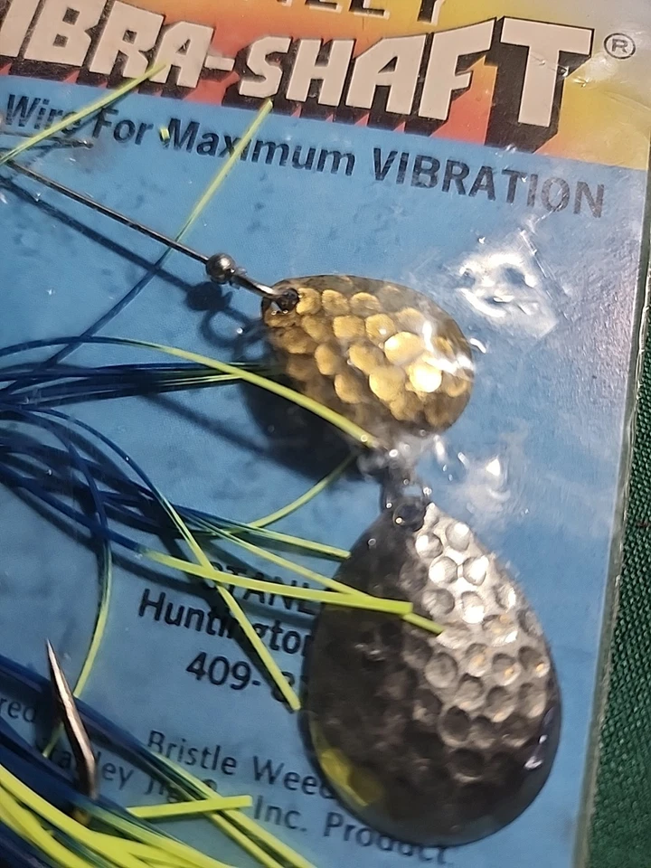 DE COLECCIÓN STANLEY VIBRA-SHAFT SPINNER BAIT 1/4oz COMBO DE COLORES RAROS Foto 4 de 4