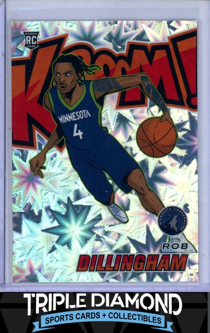 2024-25 Panini Revolution #22 Rob Dillingham Rookie RC Kaboom! SP Case Hit D712