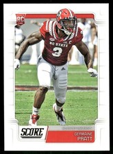 2019 Panini Score #426 Germaine Pratt Rookie RC NC State football card. rookie card picture