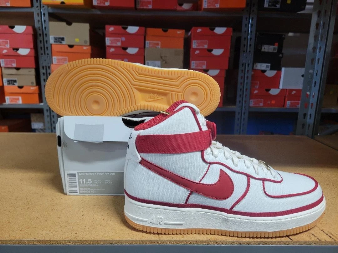 Nike Air Force 1 '07 High Gym Red for Sale | Authenticity