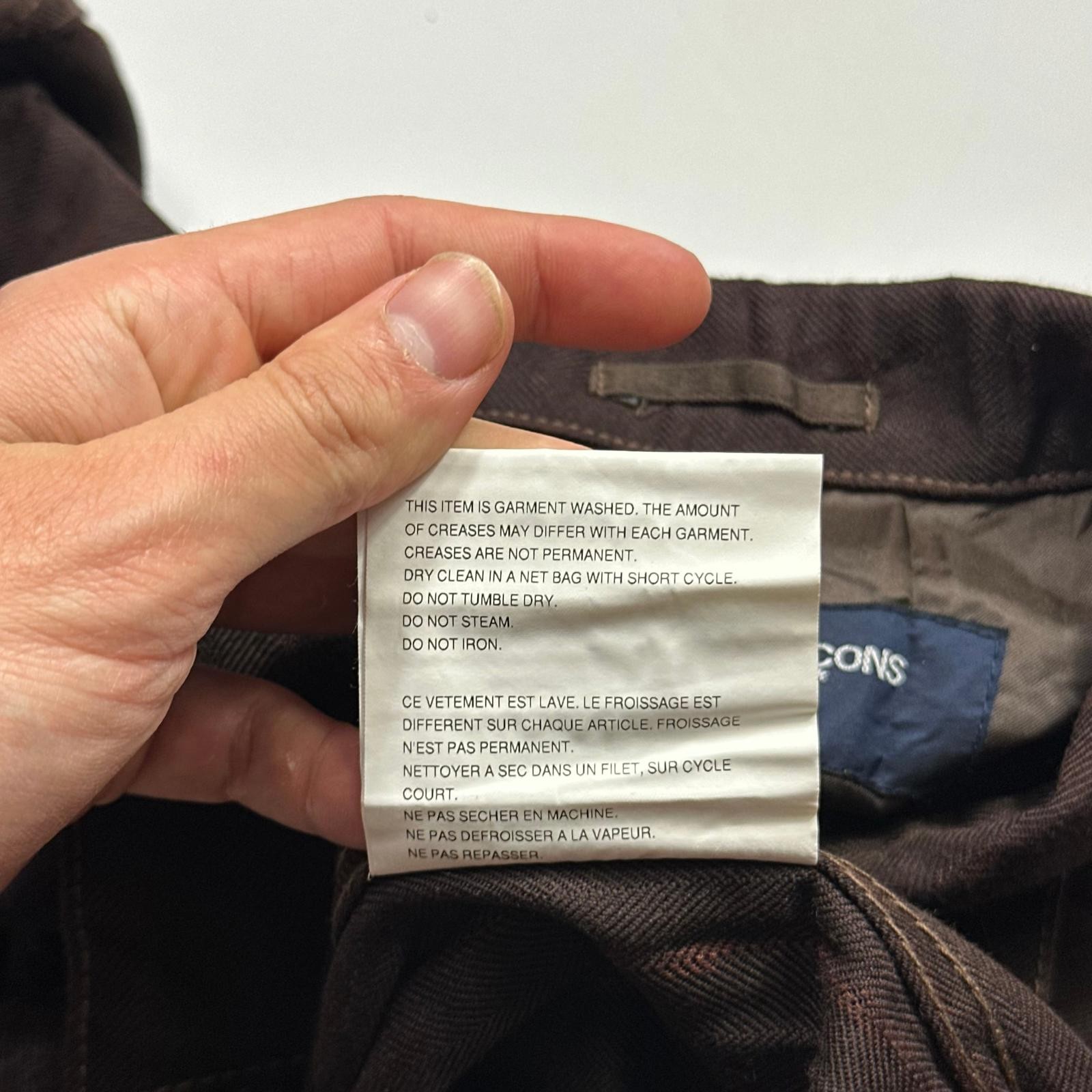 CDG Homme 2004 Crinkle Striped Work Jacket - L (M) image 10