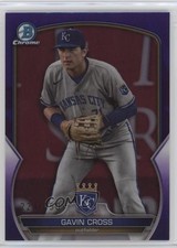 2023 Bowman Draft Chrome Purple Refractor 223/250 Gavin Cross #BDC-55 0q3