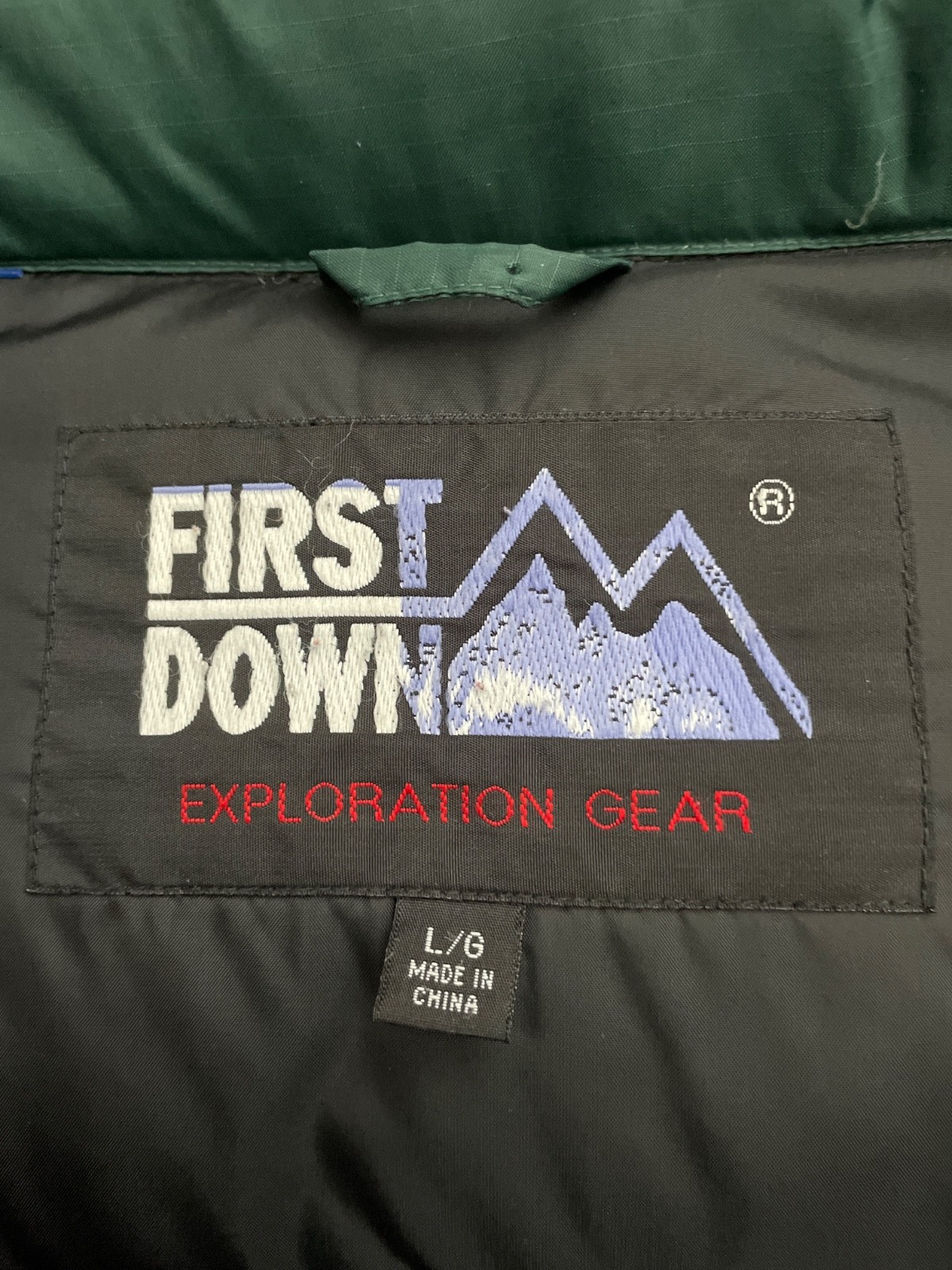 First Down Exploration Jacket Size Large, Green a… - image 2