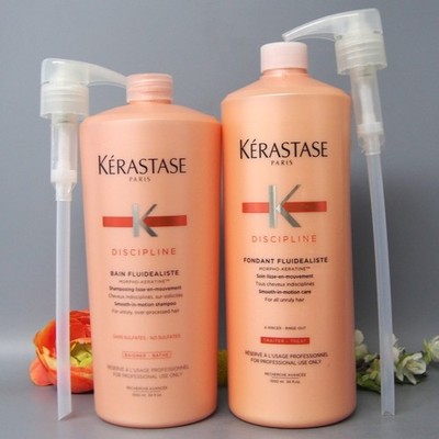 Kérastase シャンプー・トリートメントセット 1000ml W Pumps Kerastase Discipline Bain Sulfate-Free Fondant