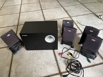 Labtec 5.1 Surround Sound System mit Subwoofer Multimedia Speaker