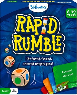 Skillmatics Rapid Rumble Schnelles Spaß Familien Brettspiel für Kinder Jugendliche
