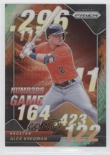 2020 Panini Prizm Numbers Game Mega Box Cosmic Haze Prizm Alex Bregman #NG-4