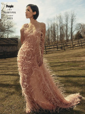 Valentino Feather Embellished open back gown dress - BNWT / 38IT / 31K