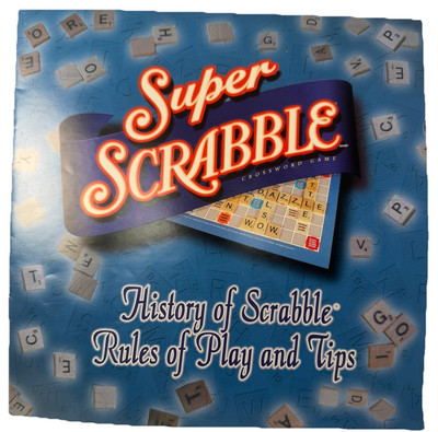 Vintage Super Scrabble Strategy Game Rules, Tips, History, Letters & More L00K!
