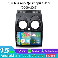 Android 15 autoradio carplay per Nissan Qashqai J10 2007-2016 navigatore GPS WIFI BT