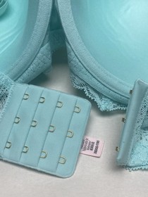 Victoria's Secret Dream Angel Lightly Lined Bra Aqua Blue Size 38 DDD