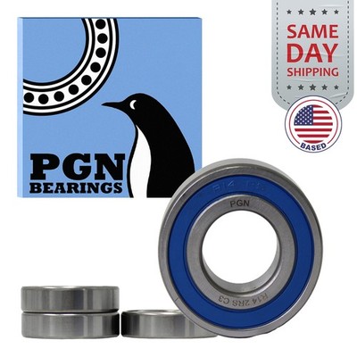 (4) R14-2RS Premium Rubber Seal Ball Bearing C3, 7/8''x1-7/8''x1/2'', R14rs