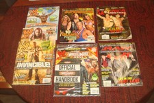 LOT OF 8 WWF PRO WRESTLING MAGAZINES 2003-10 Jeff Hardy, Mark Henry,Rey Mysterio