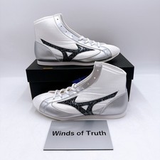 Mizuno Finisher Low Boxing Shoes White Black Polygon 21GA230004 US 5-11