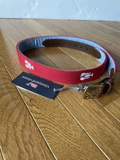 Vineyard Vines Boy's Lobster Embroidered Canvas Club Belt Size XL Preppy NEW