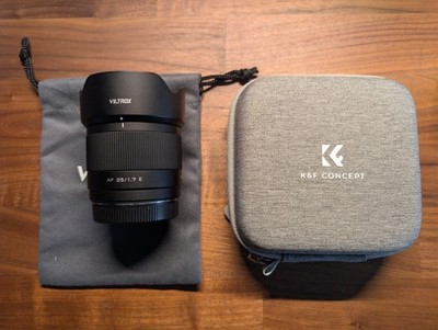 Viltrox 25mm F1.7 Air Sony E-Mount + Zubehörpaket K&F Filter UV+CPL+ND2-400