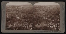 Photo:Constantinople Istanbul Turkey 1900s City Panorama Bridge Stereoview
