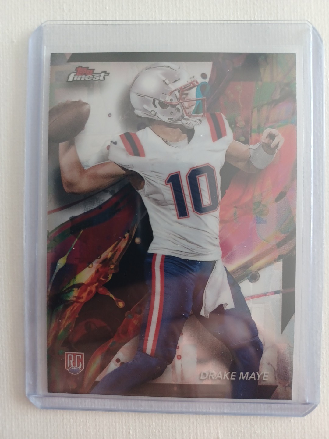 2024 Topps Finest - Common Drake Maye #62 (RC)