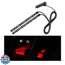 Yourkar Car LED Strip Light, 24 LED Interior Under Dash Atmosphere Lights wit