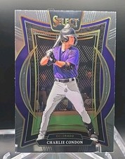2025 Panini Select Baseball Charlie Condon Concourse Base #91- Rockies