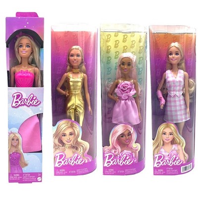 Barbie Figuren Sammlung Modepuppe Spielzeug Puppen Kleid Mattel Mädchen Rosa