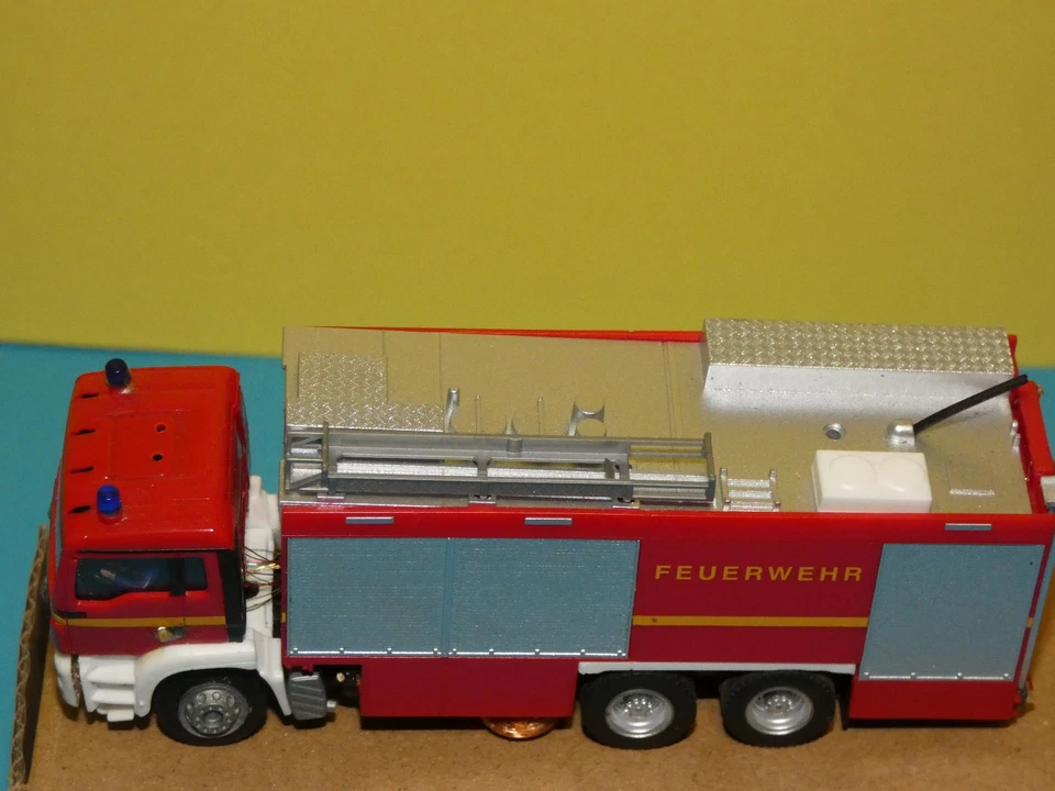 Faller Car System MAN Rüstwagen, guter Zustand -siehe Text & Fotos! - Bild 2 von 4