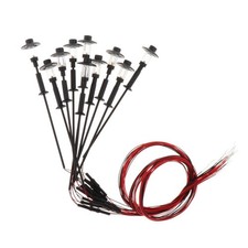 10pcs Model Railway HO TT N Scale Lamp Post 1:100-1:150 Street LED Light