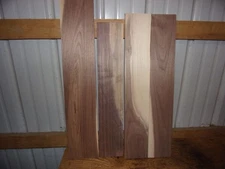 4 PC WALNUT LUMBER WOOD KILN DRIED BOARDS LOT F257F 3/4" THICK FLAT