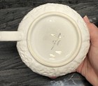 Vtg SECLA Portugal White Cabbage Leaf Soup Bowls Mugs - Set of 2 - MINT No Chips — photo 6
