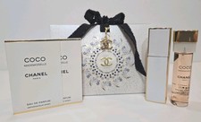 CHANEL COCO MADEMOISELLE BUNDLE:EDP Purple Spray Refillable 20ML Charm  Bonus